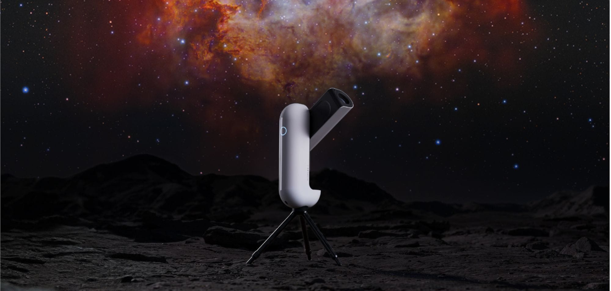 Vaonis - Vespera - Site e-commerce image hero telescope